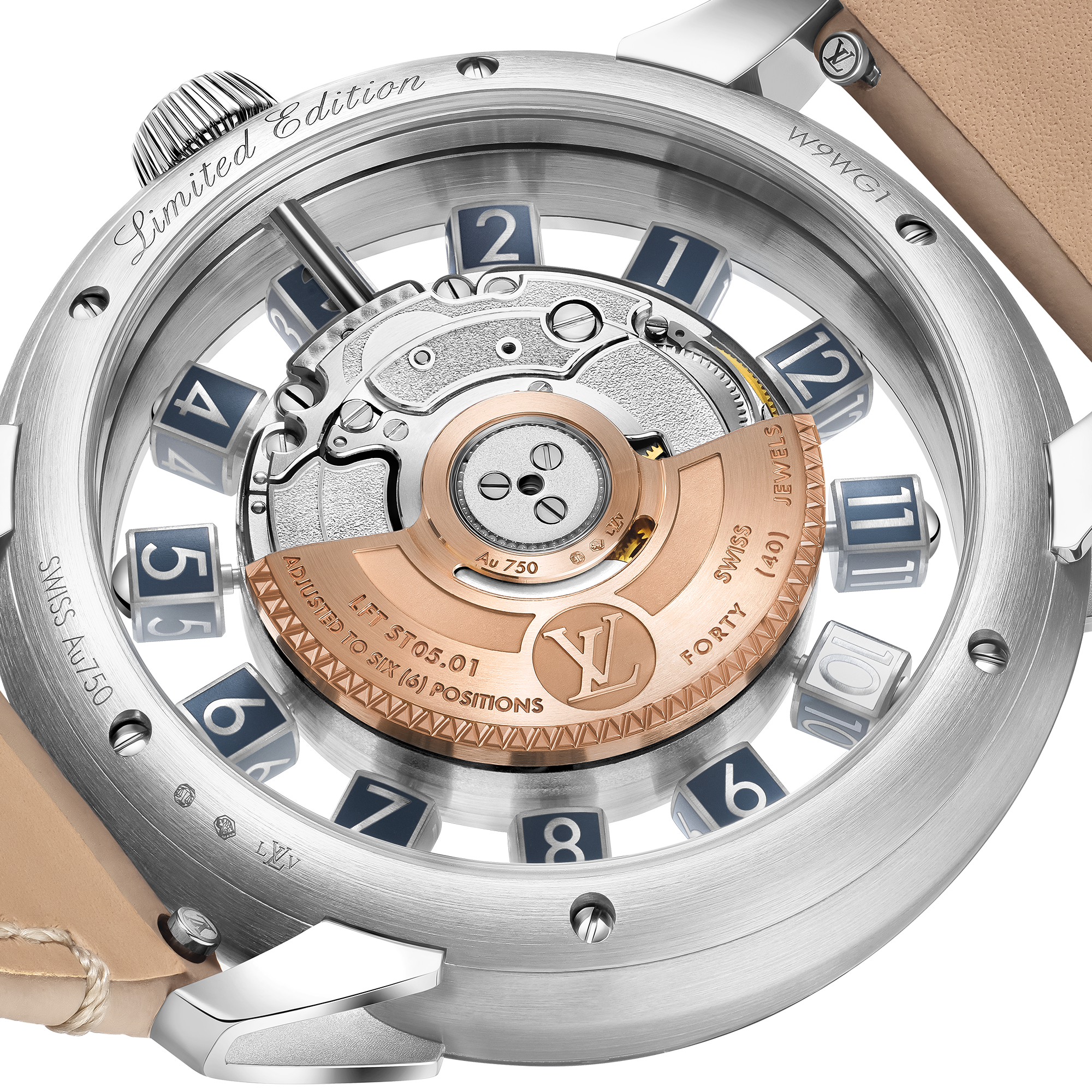 Tambour Taiko Spin Time Air Flying Tourbillon, Automatic, 42.5mm